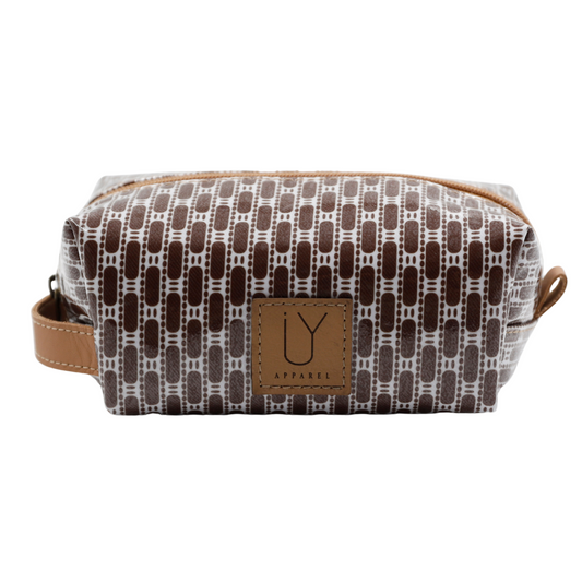 Cosmetic Bag - African Tweed Brown