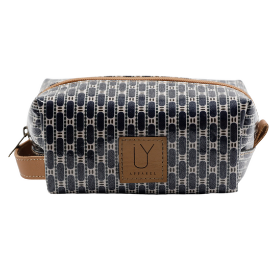 Cosmetic Bag - African Tweed Navy
