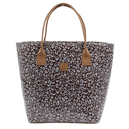 Classic Tote - African Footprint White