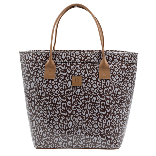 Classic Tote - African Footprint White