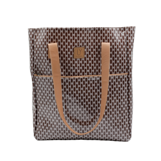 Campus Tote - African Tweed Brown