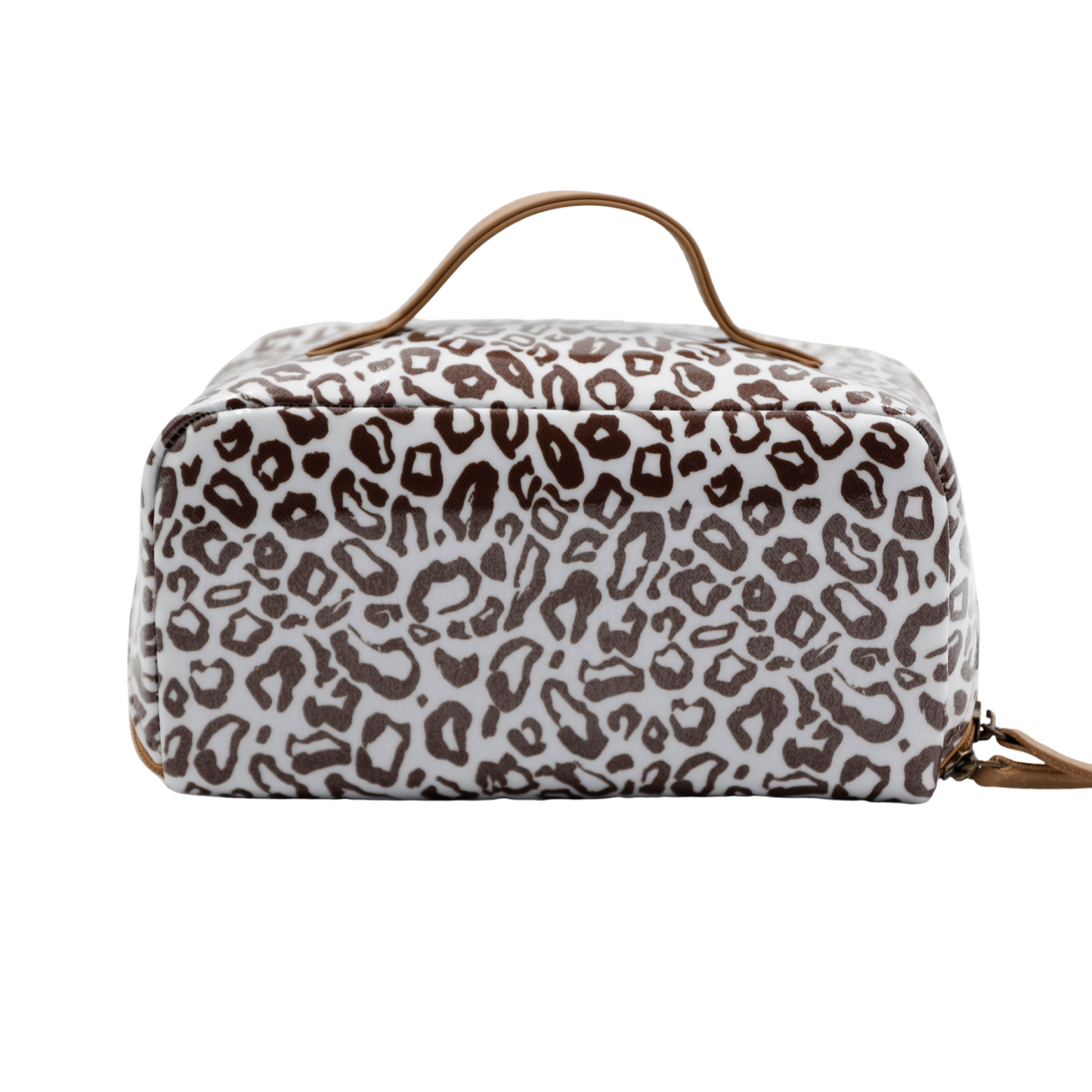 Large Cosmetic Bag - African Footprint Brown