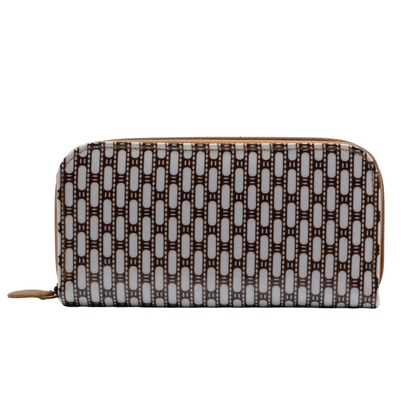 Wallet - African Tweed White