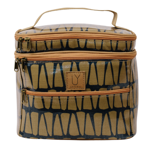 Stand Up Toiletry Bag - Cracked Earth Khaki