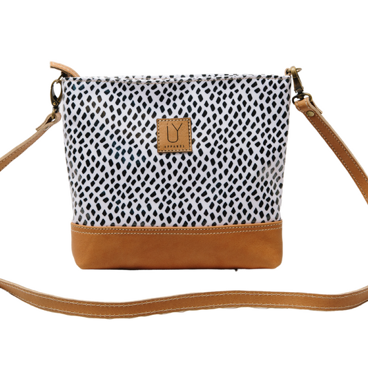 Zoey Sling - Scatter Black on White