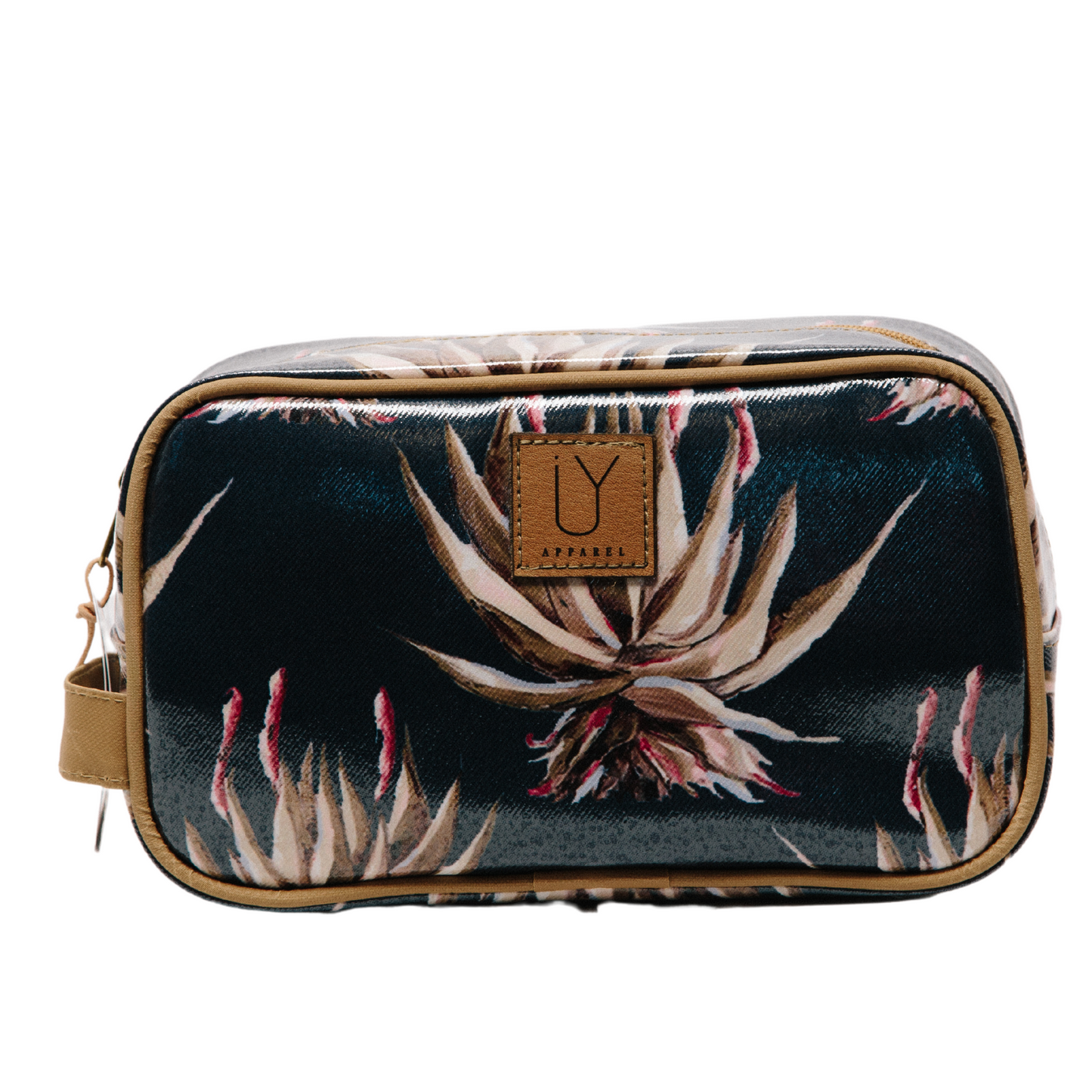 Small Toiletry Bag - Navy Aloe