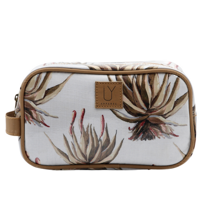 Small Toiletry Bag - White Aloe