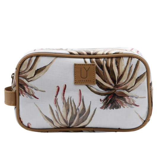 Small Toiletry Bag - White Aloe