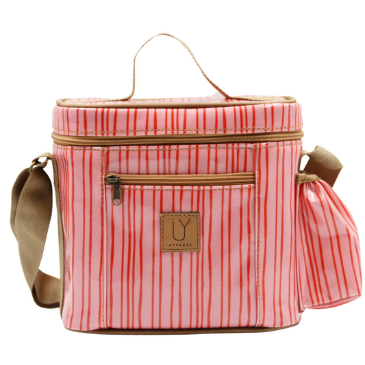 Snakpak Lunch Cooler - Stripe Pink