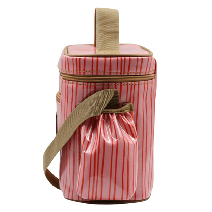 Snakpak Lunch Cooler - Stripe Pink