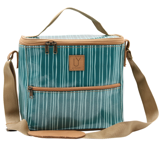 Lunch Cooler - Stripe Green