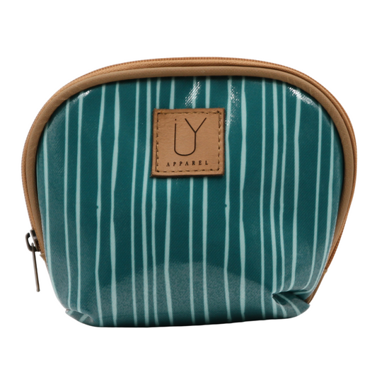 Make-up Pouch - Stripe Green