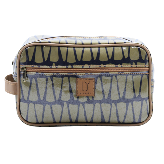 Large Toiletry Bag - Cracked Earth Khaki
