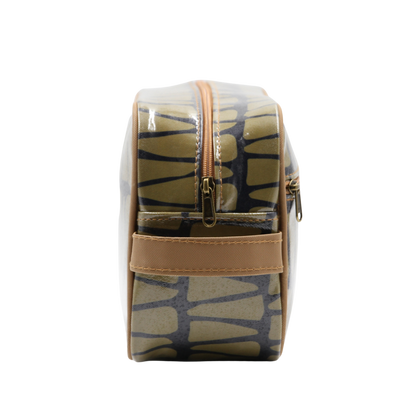 Large Toiletry Bag - Cracked Earth Khaki