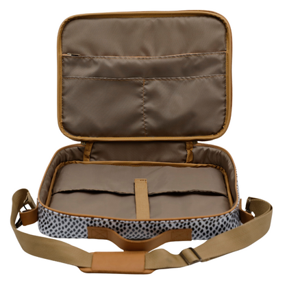 Laptop Bag - Scatter Gold on White