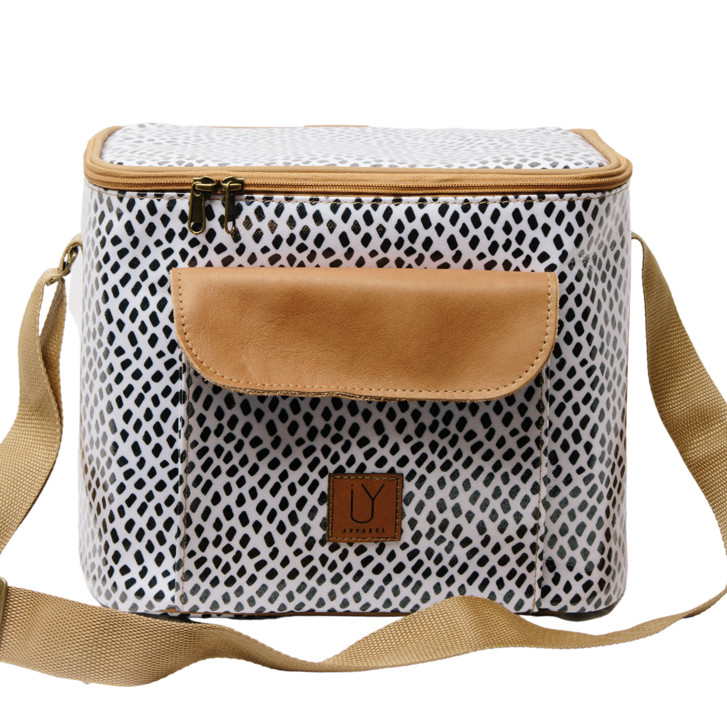 Sam Sling Cooler - Scatter Black on White