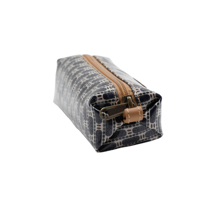 Mini Cosmetic Pouch - African Tweed Navy