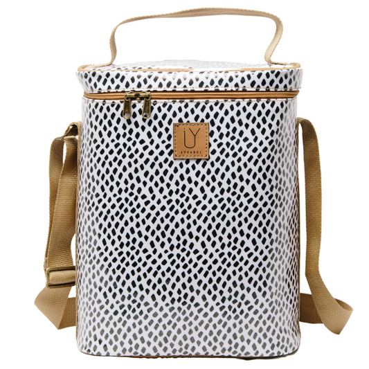 Sling Cooler - Scatter Black on White