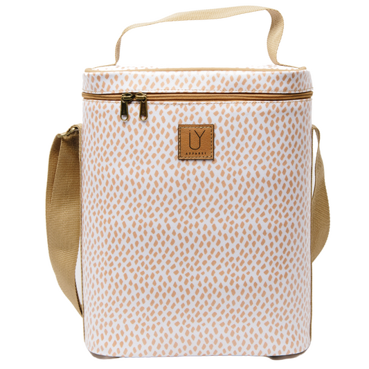 Sling Cooler - Scatter Gold on White