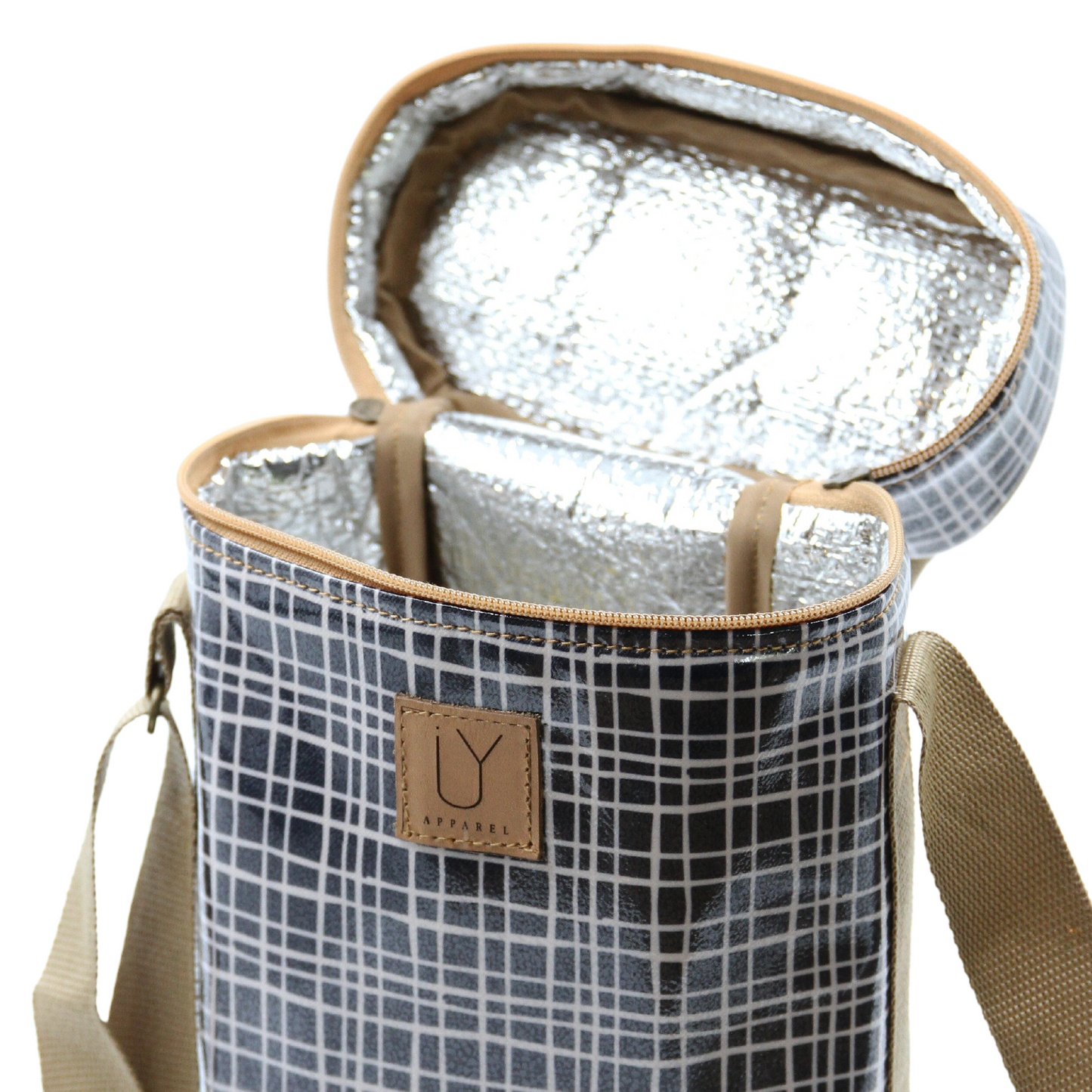 Wine Cooler - Scatter Black on White