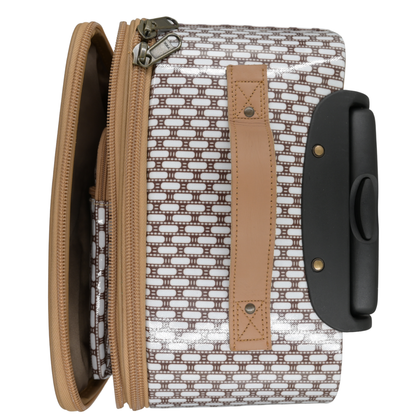 Cabin Overnight Bag - Scatter Black on White