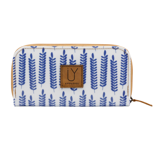 Wallet - Leaves Blue