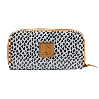 Wallet - Scatter Black on White