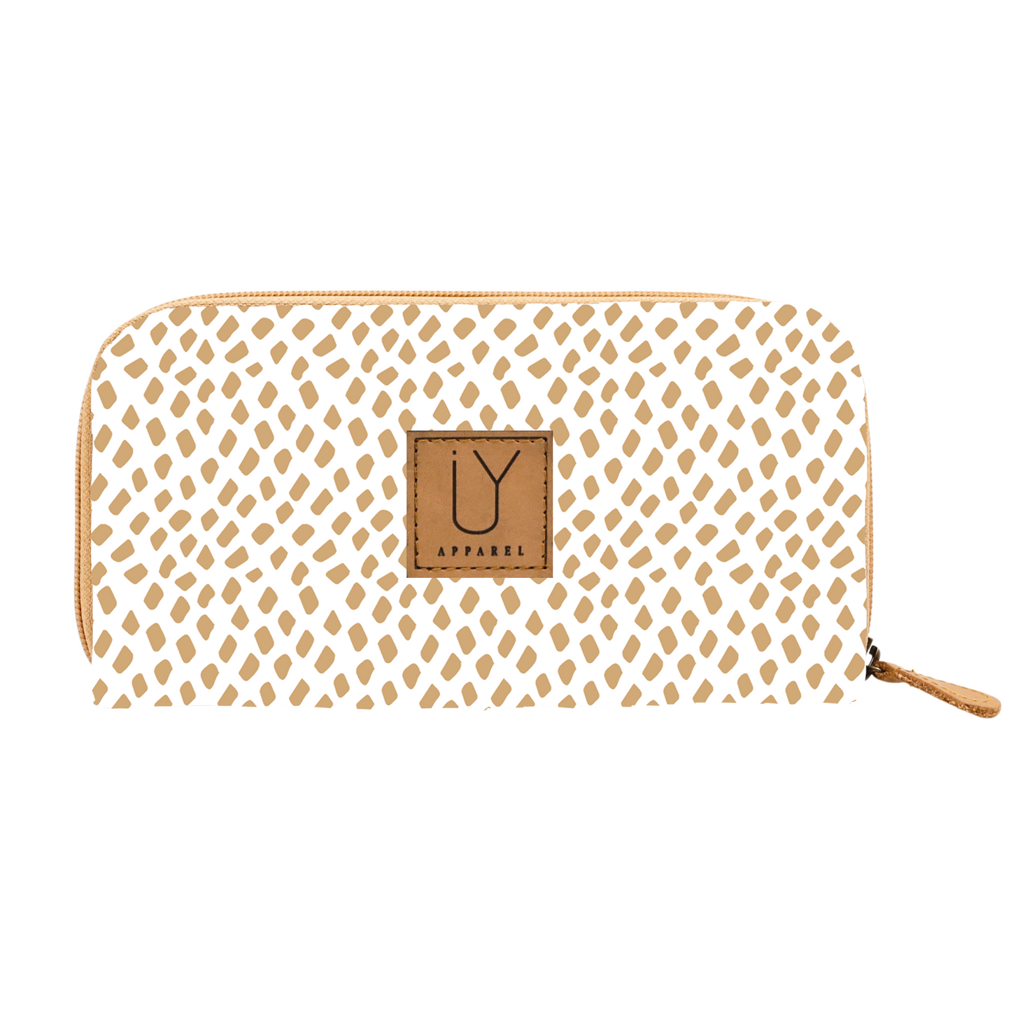 Wallet - Scatter Gold on White