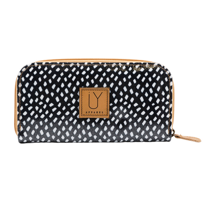 Wallet - Scatter White on Black