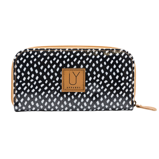 Wallet - Scatter White on Black