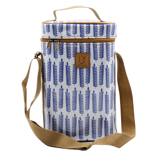 Wine Cooler - Blue Leaves