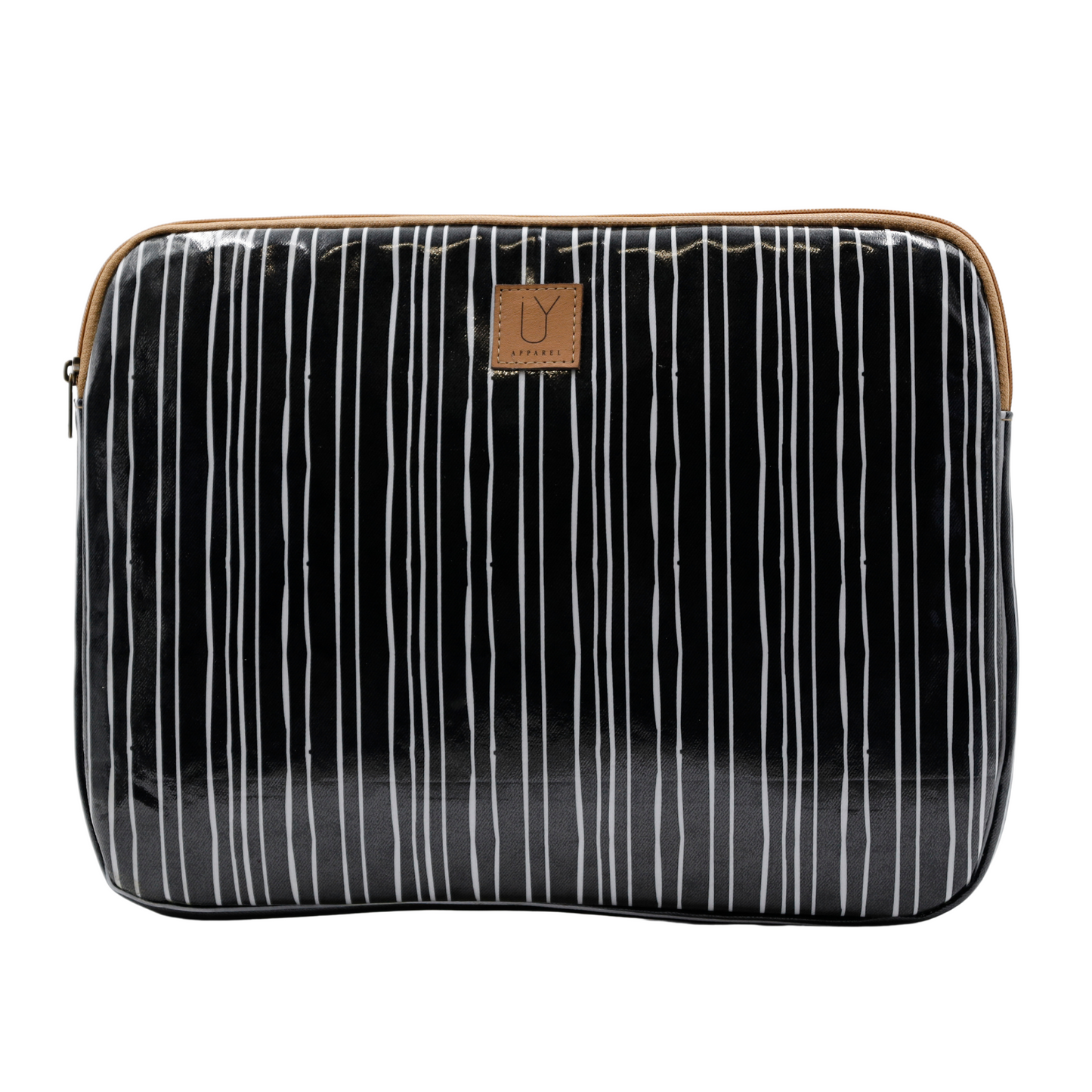 Laptop Sleeve Large - Stripe Black and White