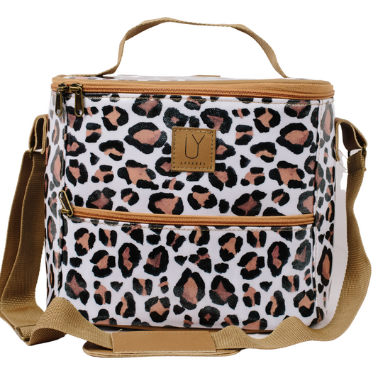 Lunch Cooler - Leopard Sand