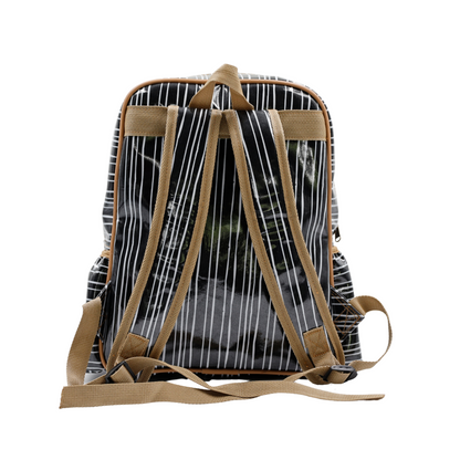 Satchel Stripe Black and White