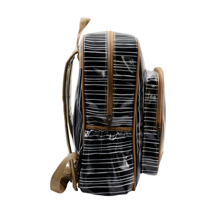 Satchel Stripe Black and White
