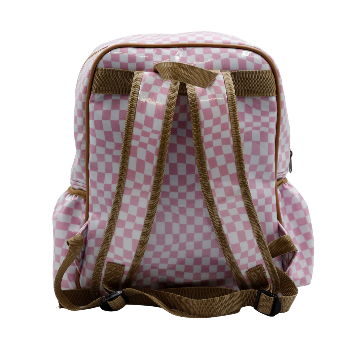 Satchel Warped Check Pink